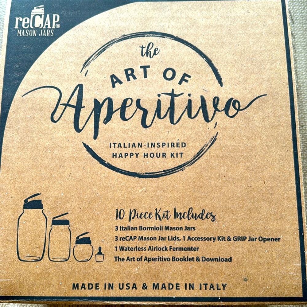 ReCap mason jar kit for Aperitivo